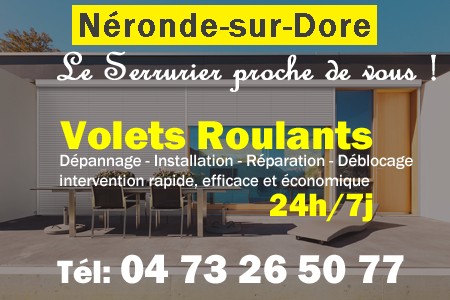 volet roulant Néronde-sur-Dore - volets Néronde-sur-Dore - volet Néronde-sur-Dore - entretien, Pose en neuf, pose en rénovation, motorisation, dépannage, déblocage, remplacement, réparation, automatisation de volet roulant à Néronde-sur-Dore