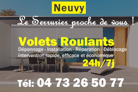 volet roulant Neuvy - volets Neuvy - volet Neuvy - entretien, Pose en neuf, pose en rénovation, motorisation, dépannage, déblocage, remplacement, réparation, automatisation de volet roulant à Neuvy